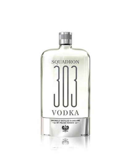 VODKA ANGLETERRE SQUADRON 303 FLYING FLASK 40% 10CL