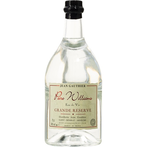 EAU DE VIE POIRE RESERVE GAUTHIER 45% 70CL