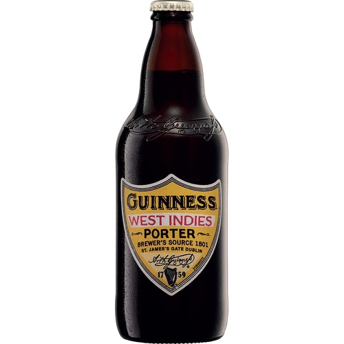 BIERE IRLANDE GUINNESS WEST INDIES PORTER 0.50 6%