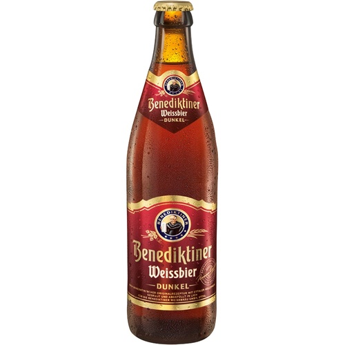 BIERE ALLEMAGNE BENEDIKTINER DUNKEL WEISSBIER 0.50 5.4%